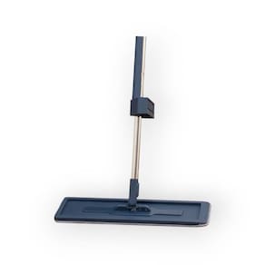 Mop Flat Prensa Com Esfregao De Microfibra - Tud Azul Navy