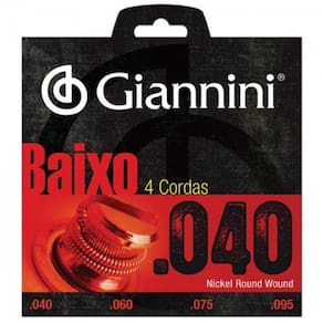 Encordoamento Para Contrabaixo Geebrl 0.40 Giannini