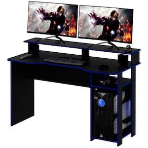 Mesa para Computador Gamer Espaço para 2 Monitores e CPU
