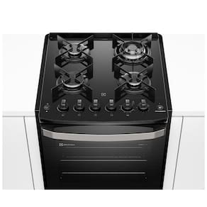 Fogão de Embutir Electrolux de 04 Bocas Experience com Mesa de Vidro Preto - FE4EP
