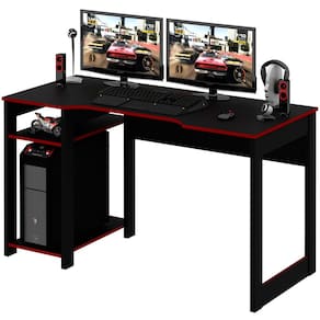 Mesa para Computador Gamer Espaço para 2 Monitores e CPU