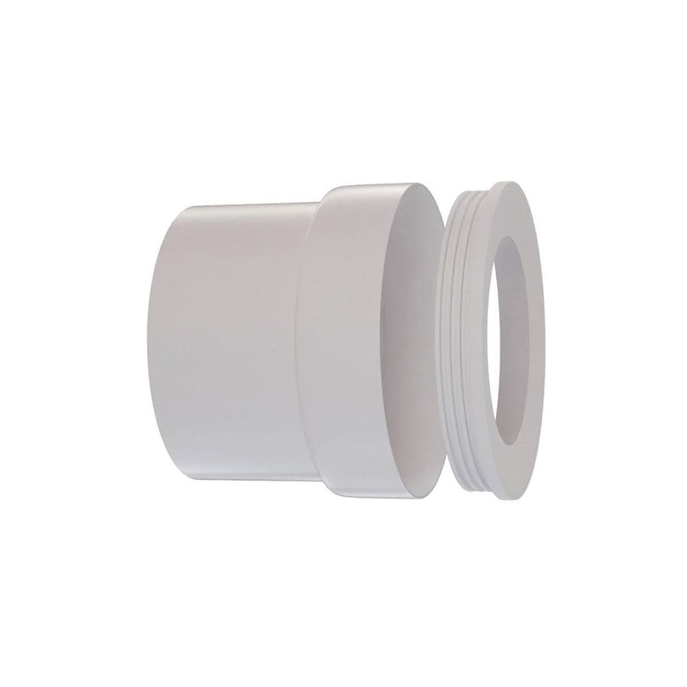 Adaptador Saída Vaso Horizontal Anel 100Mm Branco Estrela