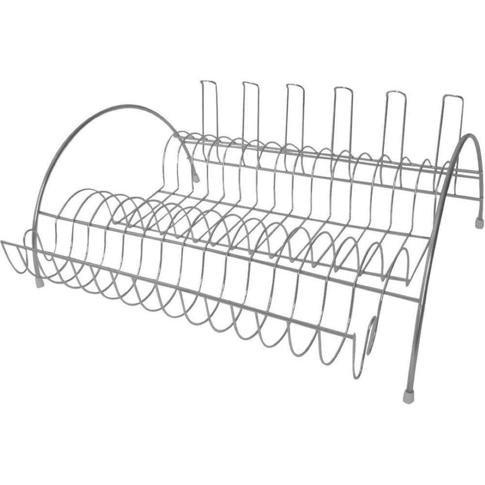 Escorredor De Louças Em Arco Inox Cromado 42X33X17Cm Madefer