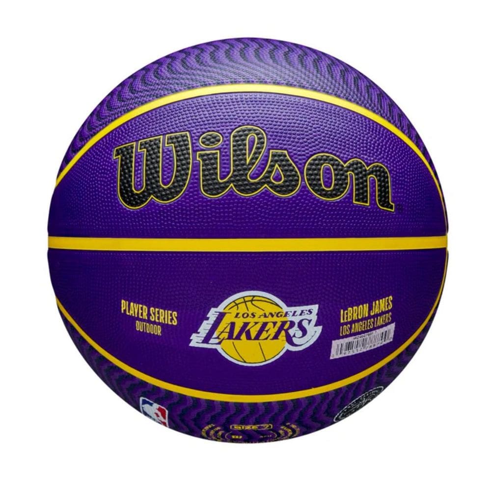 Bola de Basquete Lebron James Player Icon Quadra Externa Tamanho 7 NBA Wilson