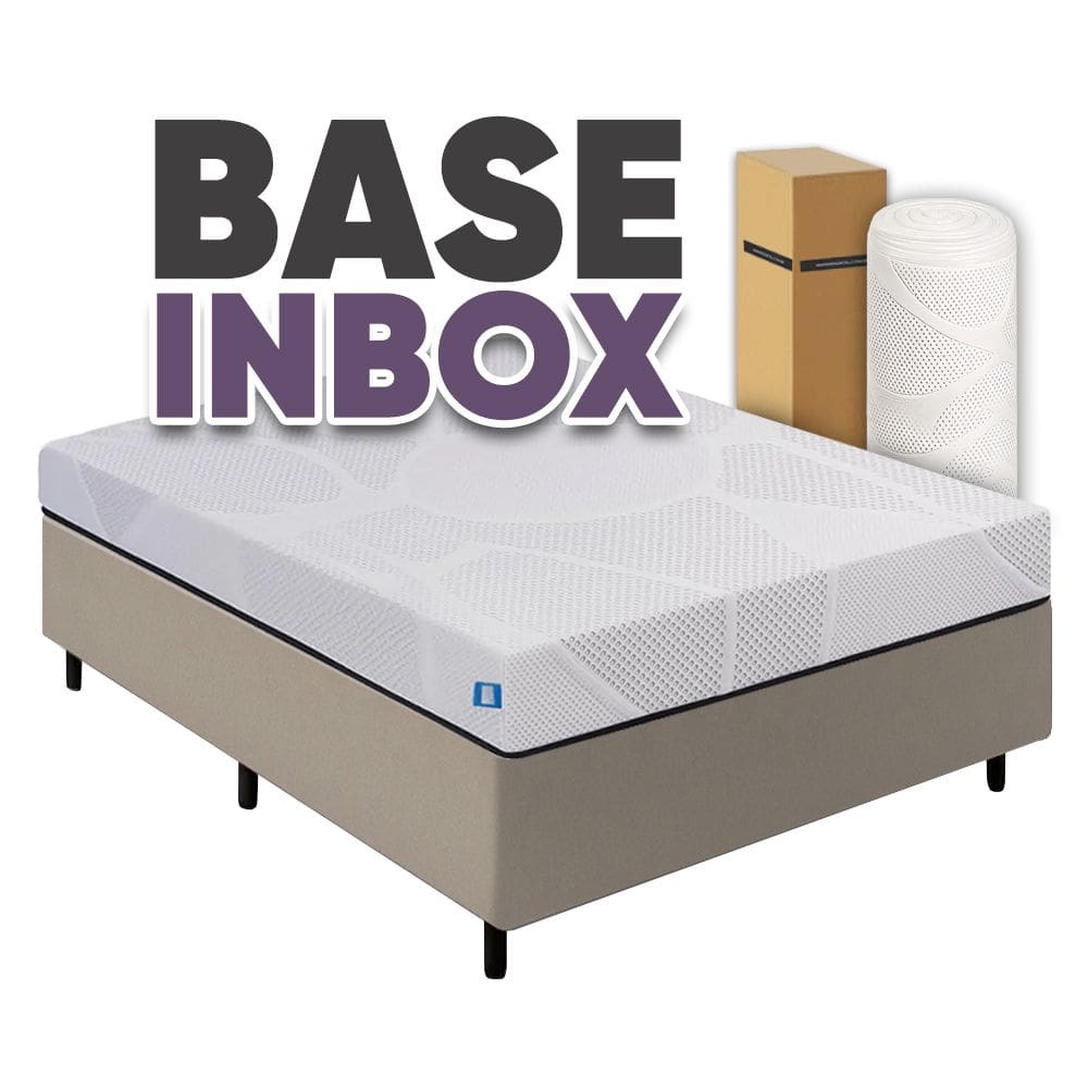 Cama Box Casal Desmontável + Colchão Umaflex Fit Firm D33 17cm Altura - Orthocamas