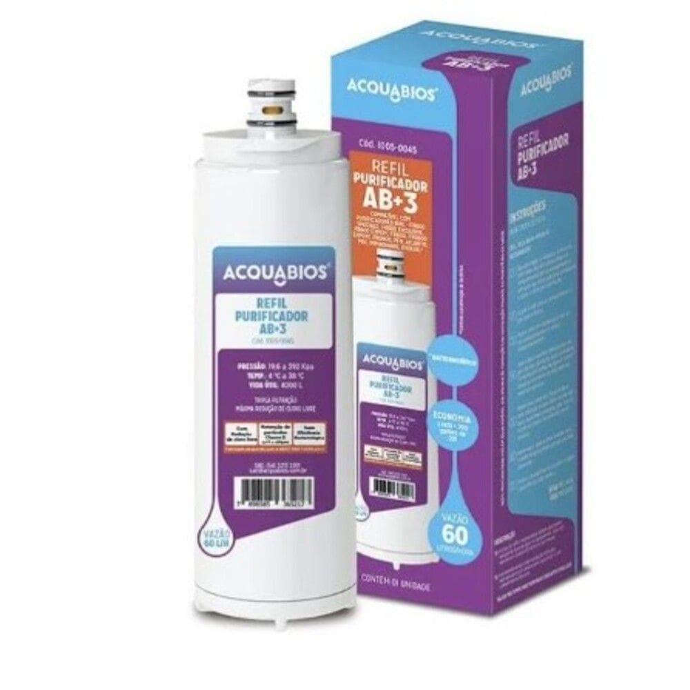 Refil filtro purificador ibbl HF + 3 AB + 3 compatível C + 3 fr600 frq600 pfn pdf Atlantis Evolux