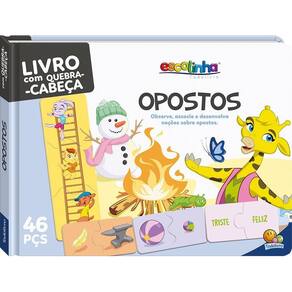 Escolinha Todolivro: Opostos - Livro Com Quebra-cabeça