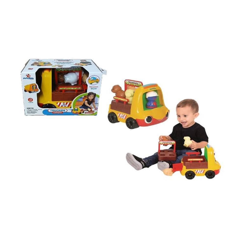 Carrinho Truckids Fazendinha - MercoToys