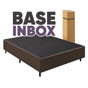 Cama Box Desmontavel Queen 158x198cm - Orthocamas Cor:Suede Marrom