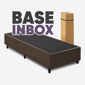 Cama Box Desmontavel Solteiro 88x188cm - Orthocamas Cor:Suede Marrom;
