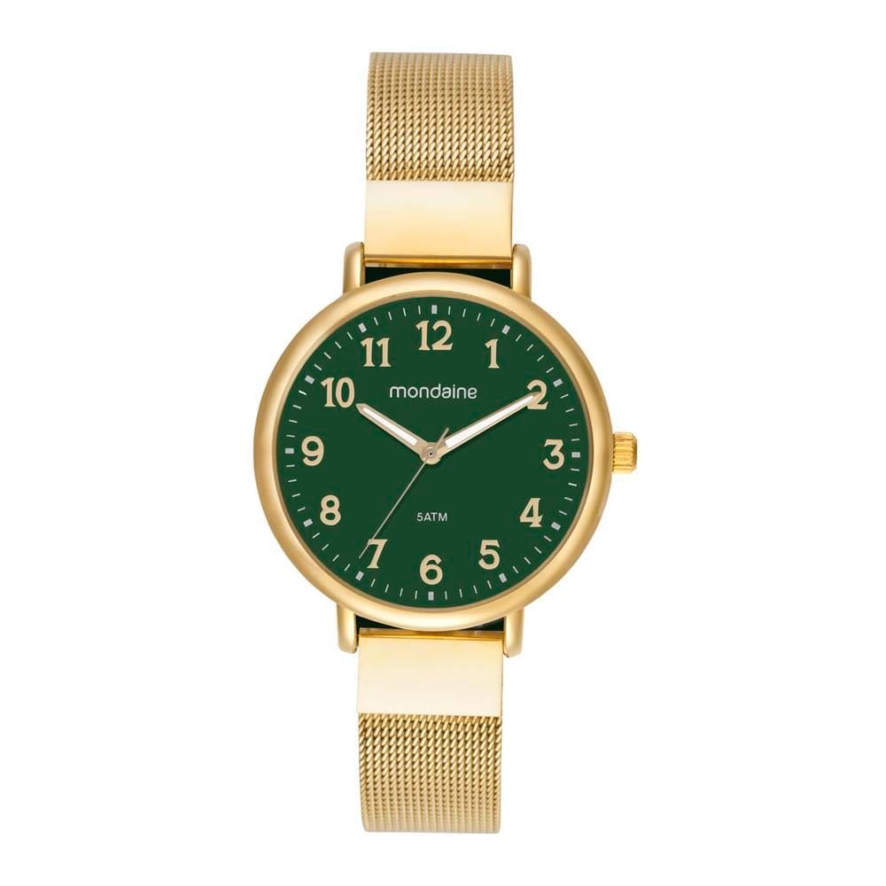 Relogio Mondaine Feminino Ref: 32918lpmvde2 Casual Mesh Dourado