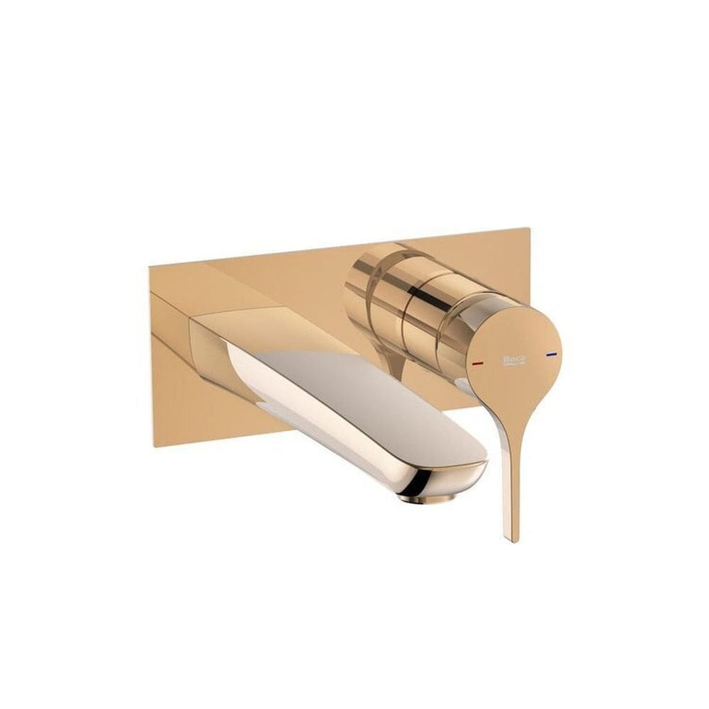 Kit com 3 Monocomando para Lavatório de Parede Insígnia Rosé Gold