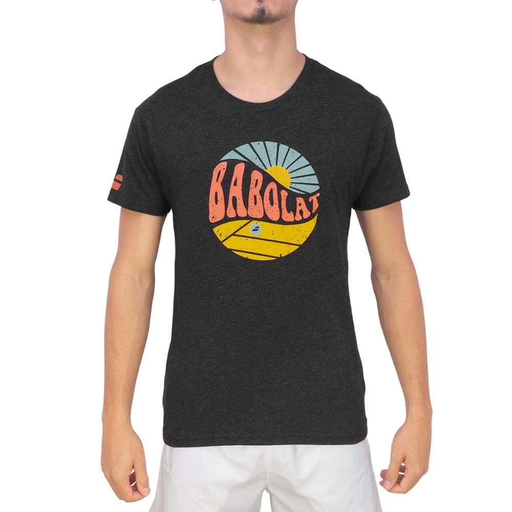 Camiseta Babolat Exercise Vintage Tee Preta
