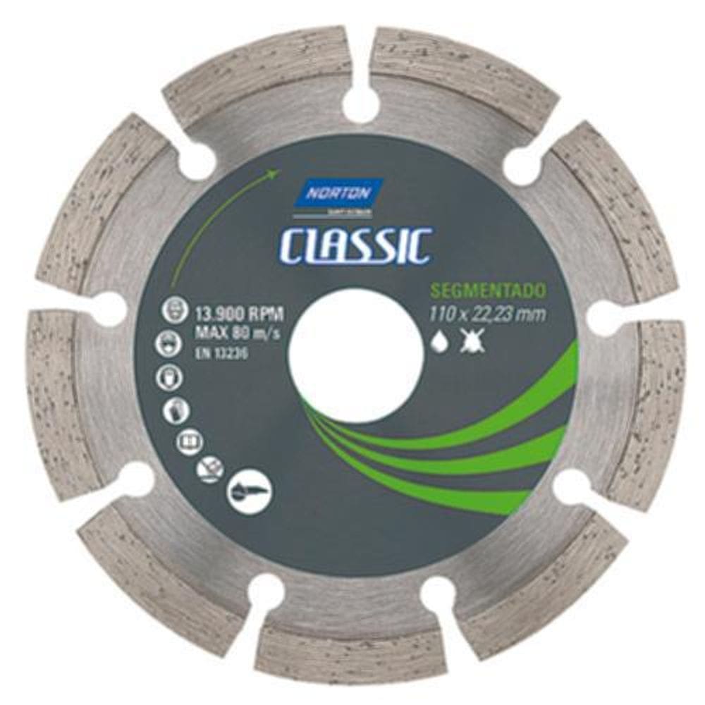 Disco Corte Segmentado 110X20Mm - Norton