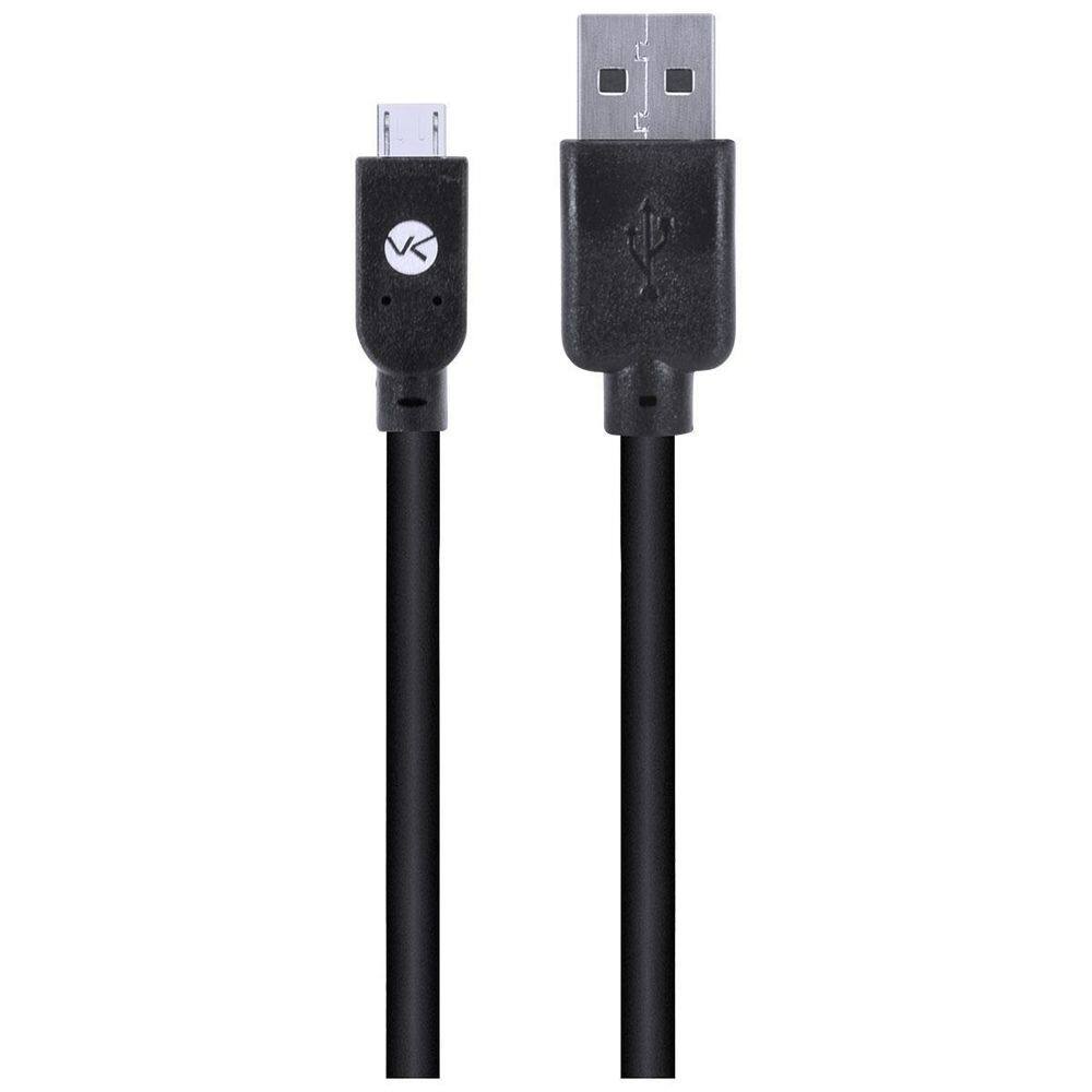 Cabo Usb X Micro Usb B 2.0 5 Pinos 2 Metros Preto - Musb-2