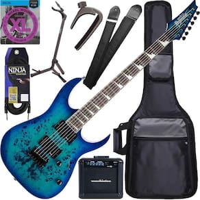 Kit Guitarra Ibanez Gio Grgr-221 Pa Hh Aqua Burst Aqb Gx04