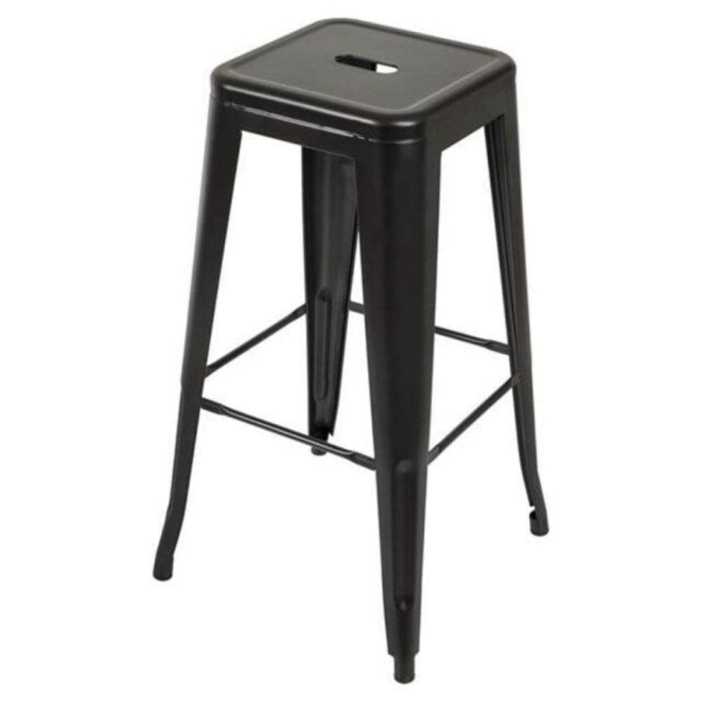 Banqueta Tolix 76Cm Preta