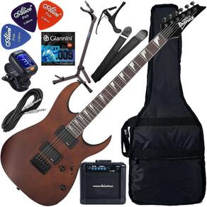 Kit Guitarra Ibanez Grg121 Dx Hh Walnut Flat Wnf Gx03