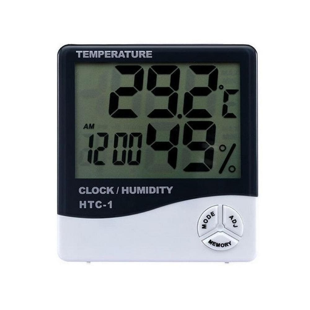 Termômetro Higrômetro Digital LCD -10C a +50C Preto