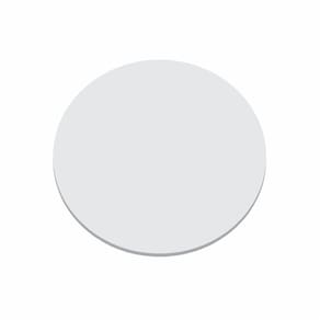 Disco Circular 30cm Branco P/ Lustre Tampa Luminaria 2mm x30cm Td-6004