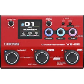 Pedal Boss VE-22 Vocal Performer para Voz