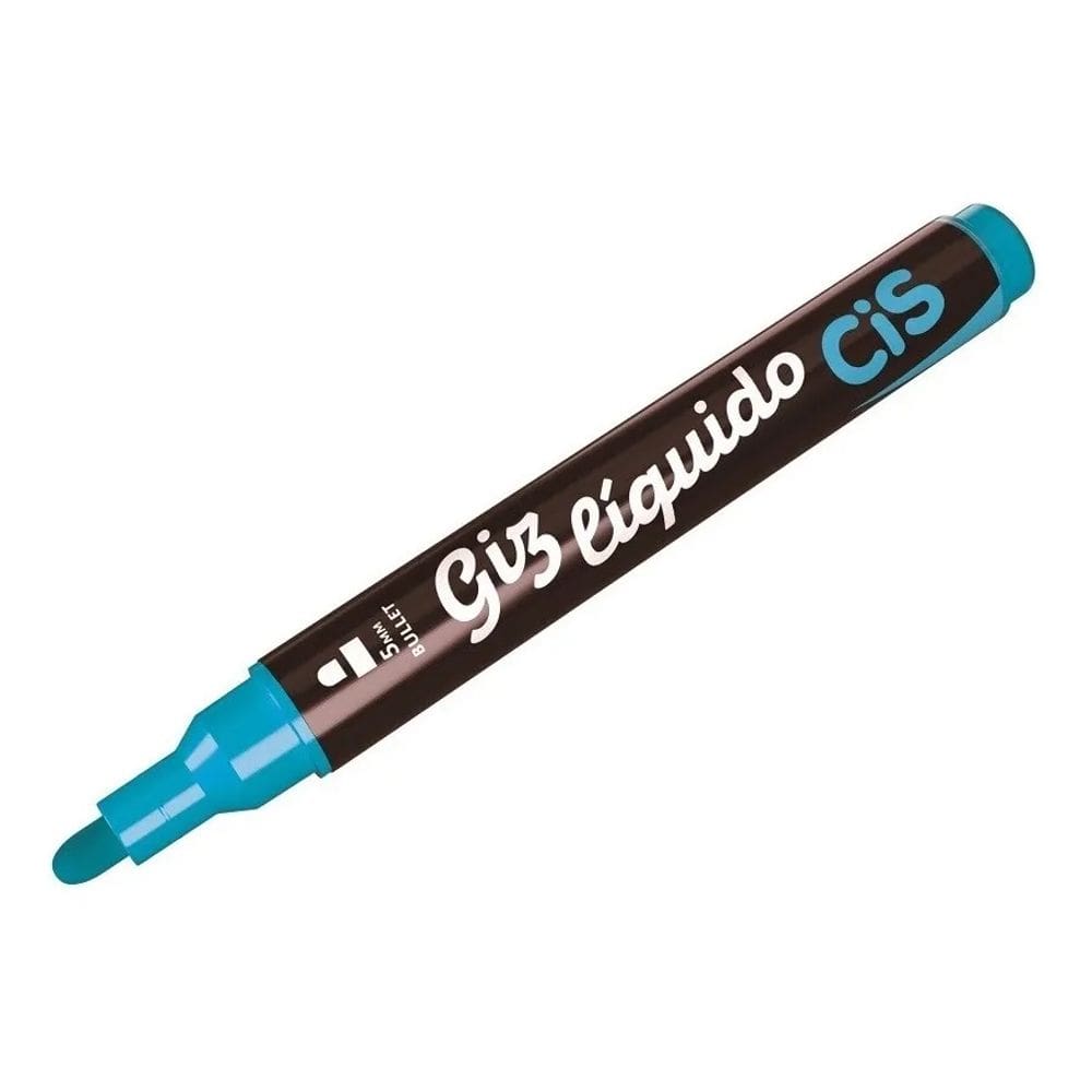 Caneta Giz Líquido 5mm CIS p/ Vidros Lousa Quadro Espelhos Carro