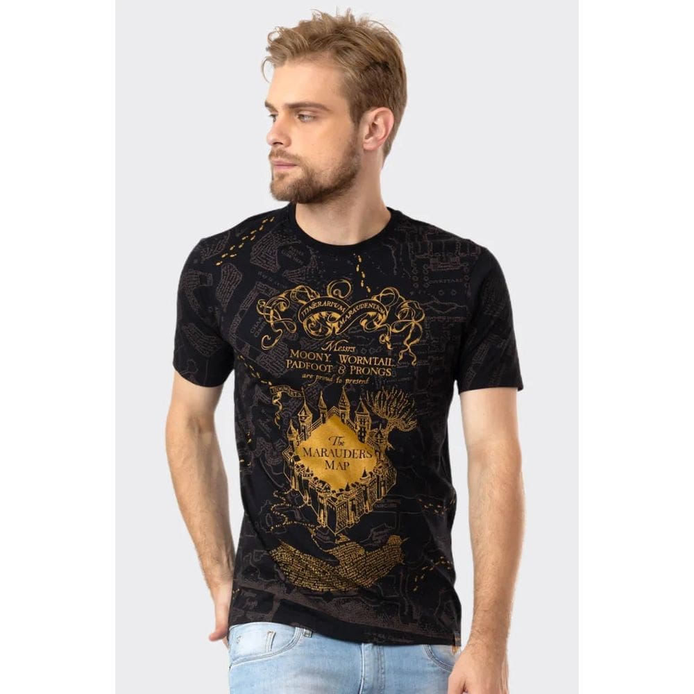 Camiseta Harry Potter Mapa Do Maroto - Piticas