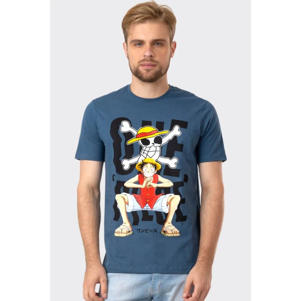 Camiseta One Piece Captain Monkey Luffy  - Piticas