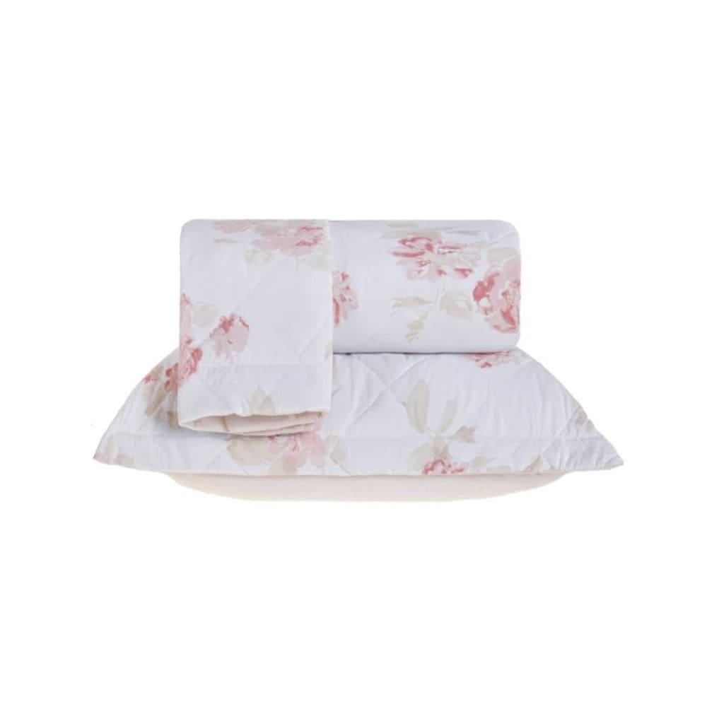 Jogo De Cama 200 Fios Estampado Queen 4 Pecas Aquarelle