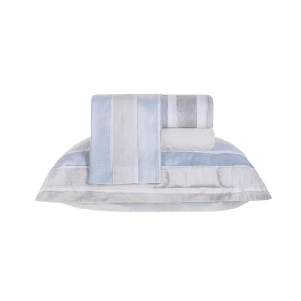 Jogo De Cama 200 Fios Estampado Casal 4 Pecas Ligne