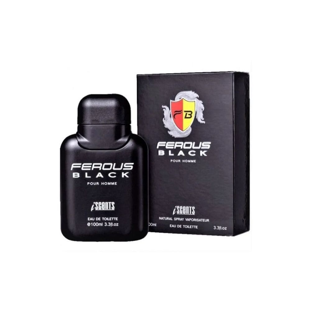 Ferous Black Edt Masc 100 Ml - I Scents Un