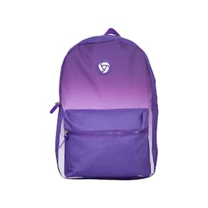 Mochila Casual Yins Gradiente Em Poliéster Roxa Roxo