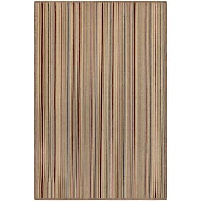 Tapete Para Sala Aruba Linhas Marrom 1,00x1,50m