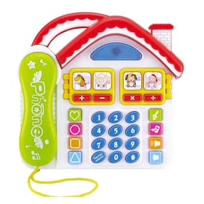 Telefone Divertido Casa C- Luz E Som - Dm Toys