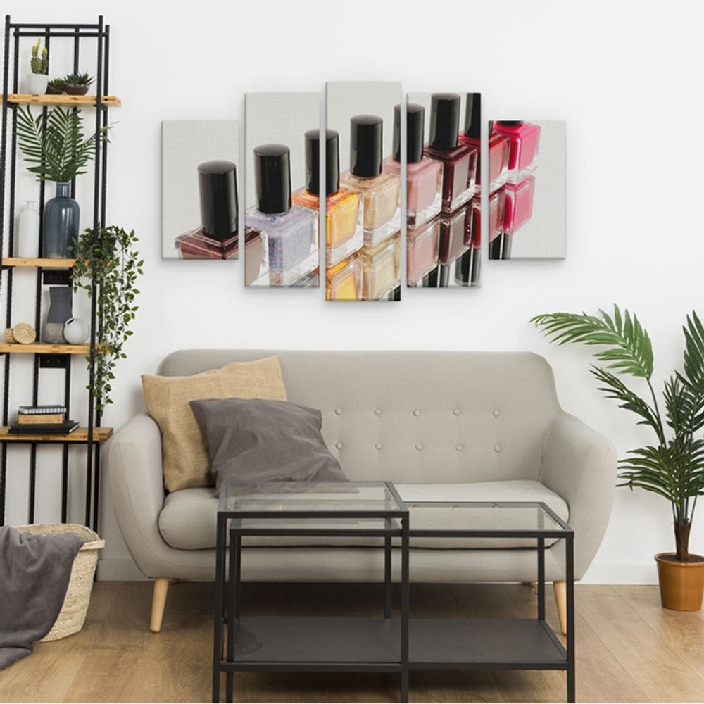 Quadro Mosaico decorativo Manicure em MDF 108x65