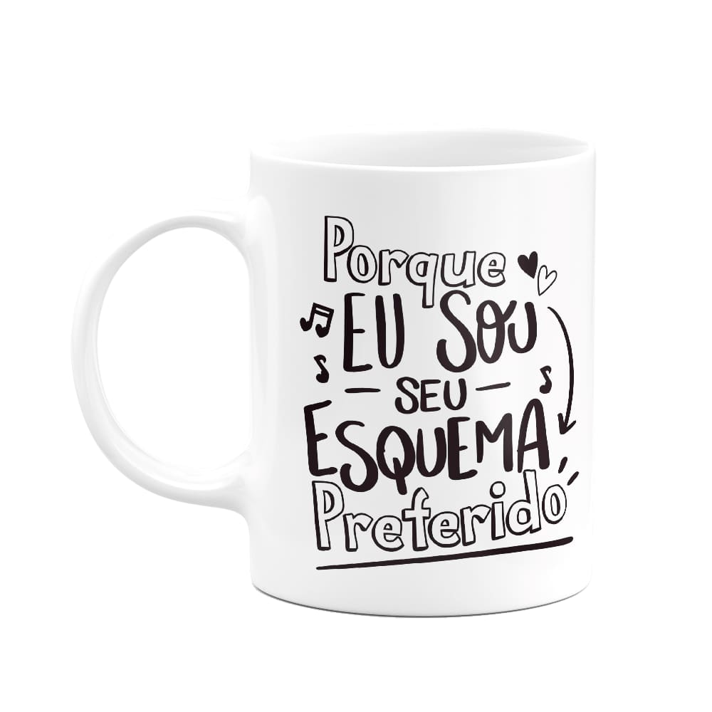 Caneca Namorados - Porque eu sou o seu esquenta preferido