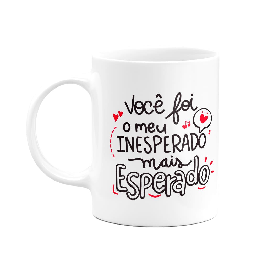 Caneca Namorados - Meu inesperado mais esperado