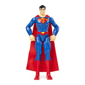 Boneco de ação DC Comics Superman 30 cm colecionável para crianças a partir de 3 anos