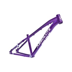 Quadro Brutus Pro Aro 26 Downhill Freeride Grau RL Roxo/Branco Tamanho 13
