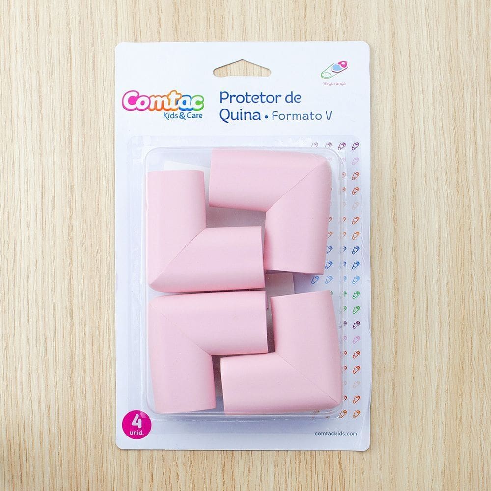 Protetor Para Quina De Mesa Formato V Comtac Kids 4210