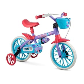 Bicicleta Infantil Stitch Aro 12 Roxo 2025