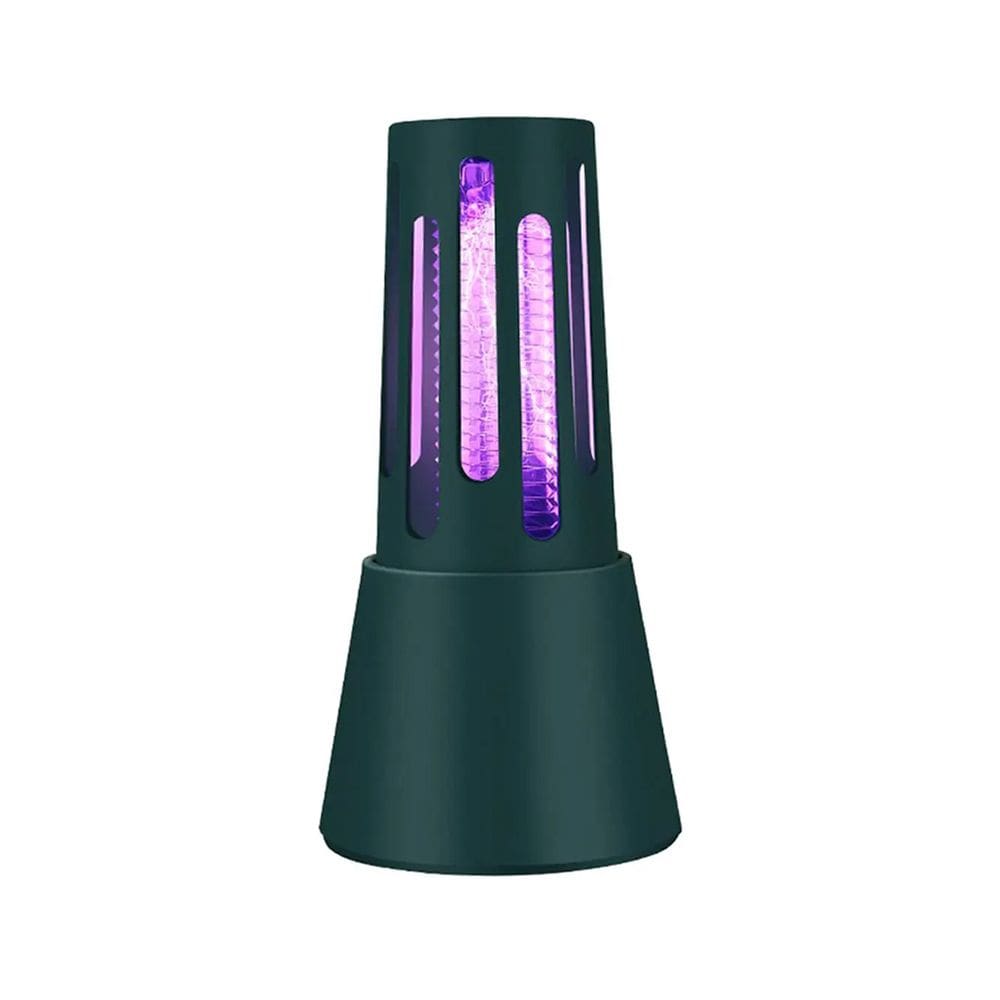 Abajour Armadilha Mata Mosquito Pernilongo Inseto Mosca Led USB Cor:Verde