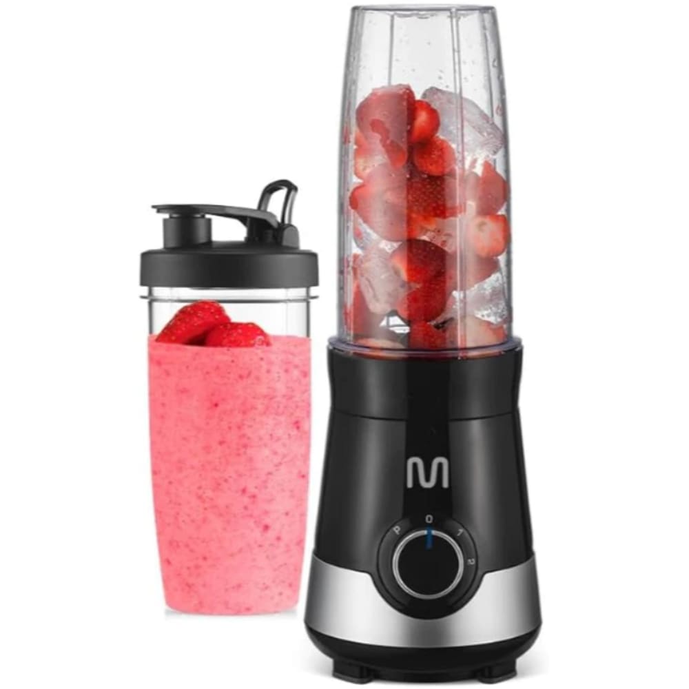 Liquidificador Portatil 300W Multilaser 800ml 2 Velocidades Preto 220V
