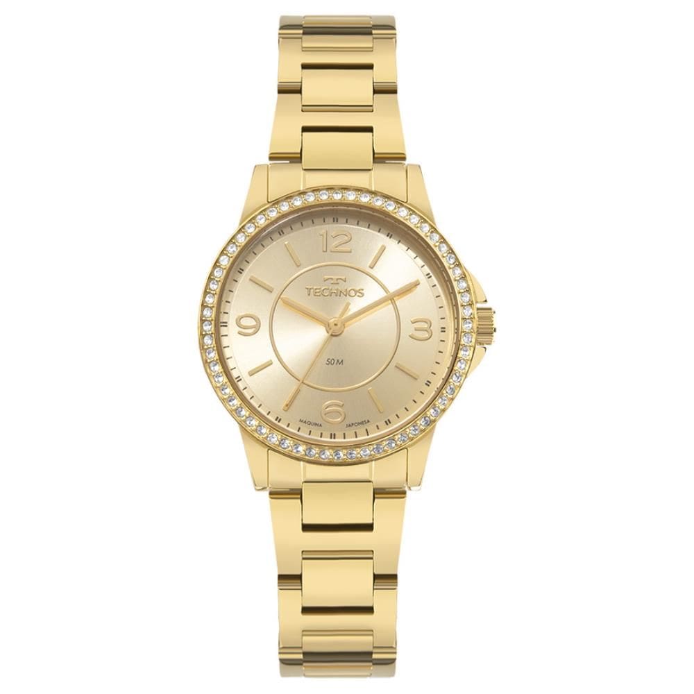 Relógio Technos Feminino Ref: 2035ncg/1x Elegance Dourado