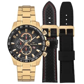 Relógio Technos Masculino Ref: Os1abr/t1p Cronógrafo Dourado