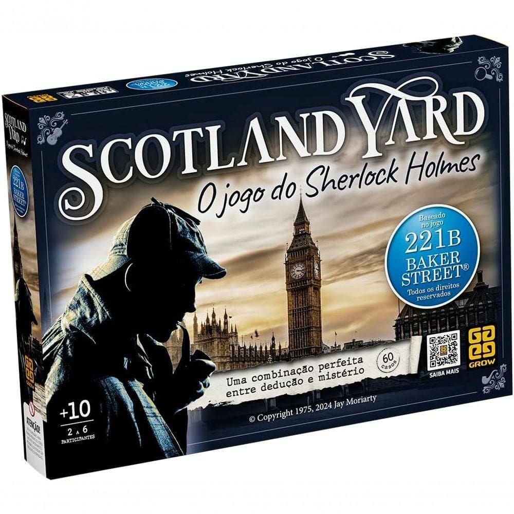 Jogo Scotland Yard O Jogo Do Sherlock Holmes - Grow 1730
