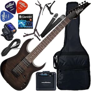 Kit Guitarra Ibanez Grg-7221 Qa Hh 7 Cordas Tks Gx03