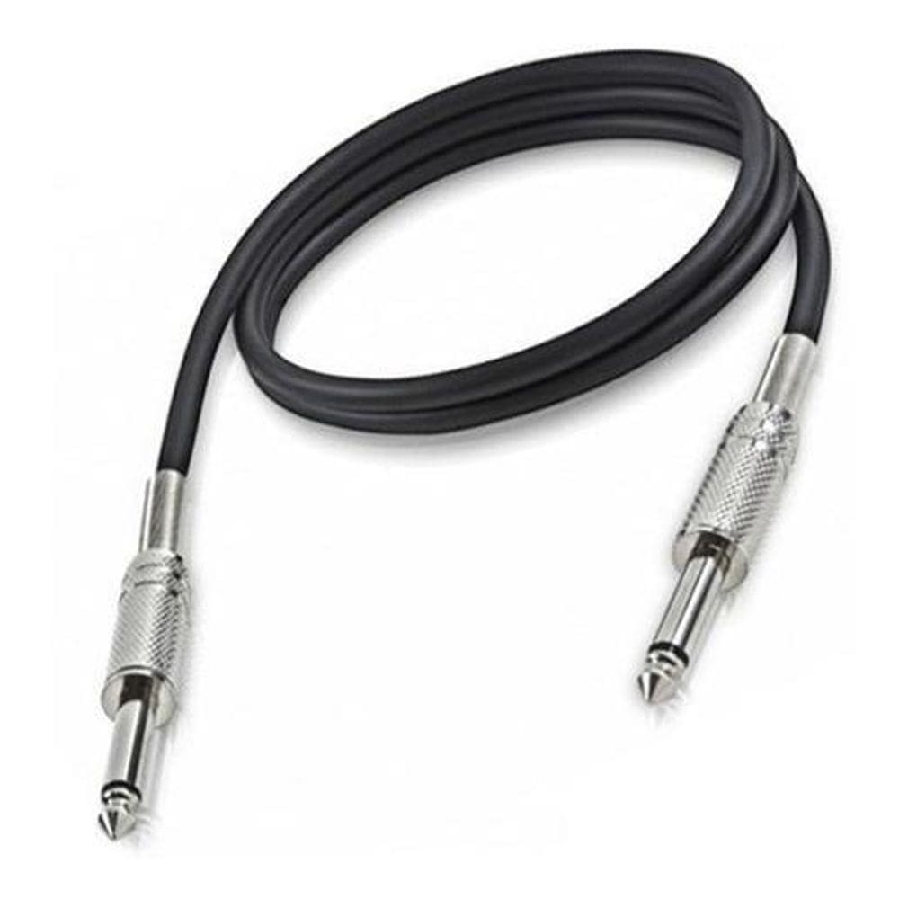 Cabo P10 P10 Mono 3 Metros Som Amplificador Violão Guitarra