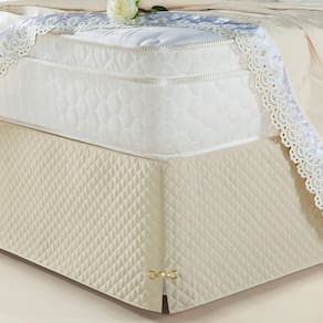 Saia Box Solteiro Matelassado Serve Para Cama Baú