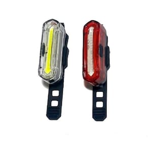 Pisca Farol Bike Dianteiro E Traseiro Absolute Jy6055 Com Usb